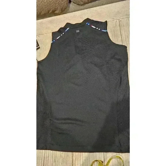 PGA Tour Women's Heathered Blue Tank Top Size M Keyhole Back NWT - Picture 9 of 11